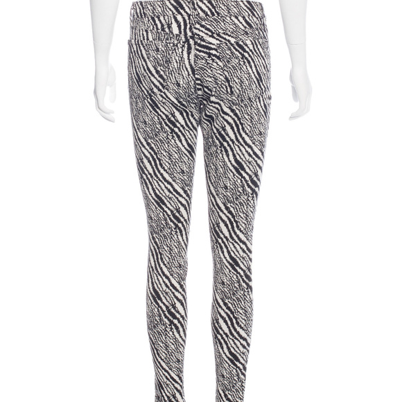 J Brand Mid-Rise Womens Zebra Skinny Stretch Jeans - Picture 7 of 7